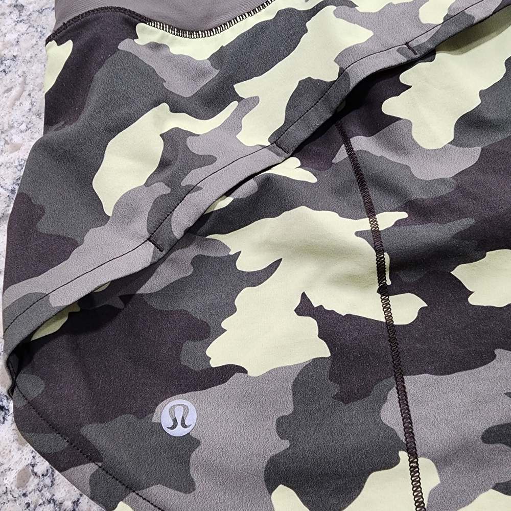 Lululemon Ladies Camo Athletic Shorts